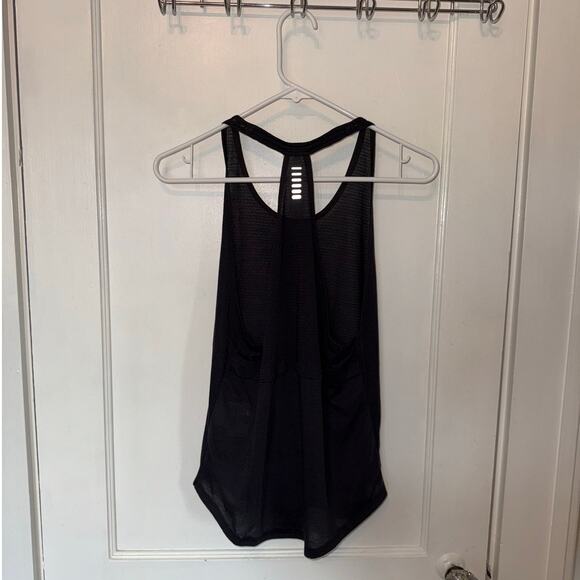 New UA Run Fitted Racerback Tank Women's Black size S - Picture 5 of 6